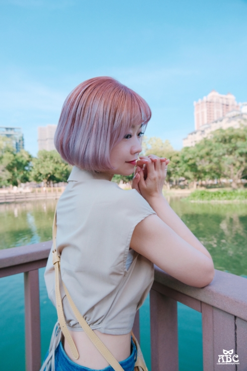 竹北髮廊GENIC評價價位剪髮染髮|粉紫色特殊色漂髮粉霧色仙女髮色韓系